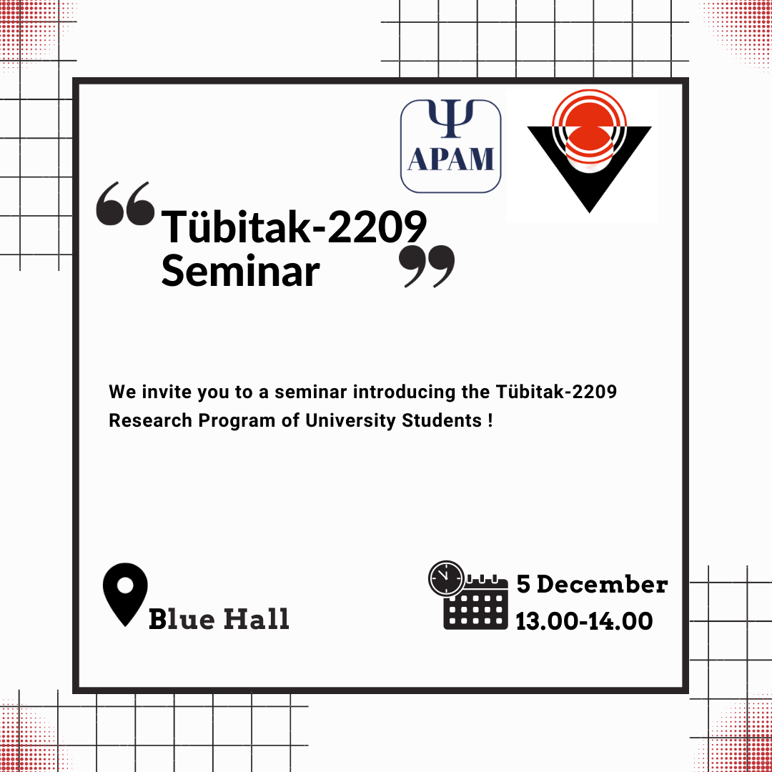Tübitak-2209 Seminar